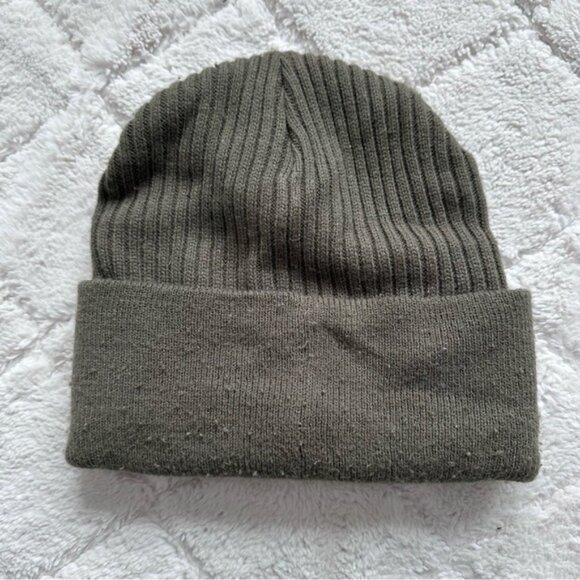 Carhartt | Olive Gray Rib Knit Hat | One Size Fits Most - Picture 4 of 6